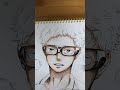 ハイキューのツッキーをコピックで描いてみた/drawing haikyuu/月島蛍