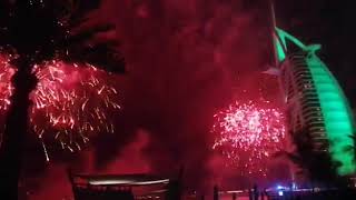 Burj Al Arab 2020 fire work