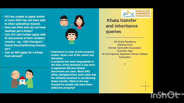 How can heirs get e-Khata transferred for a property willed to them when ARO offices deny transfer?