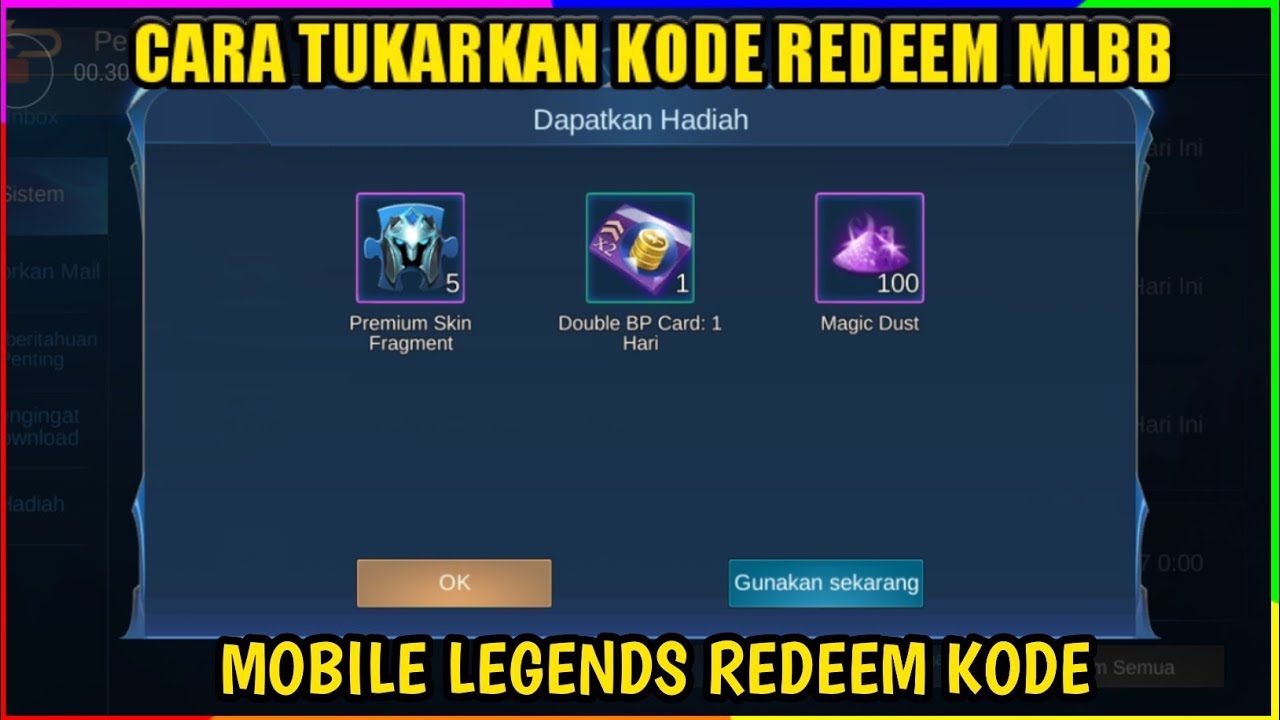CARA TUKARKAN KODE REDEEM MOBILE LEGENDS - YouTube