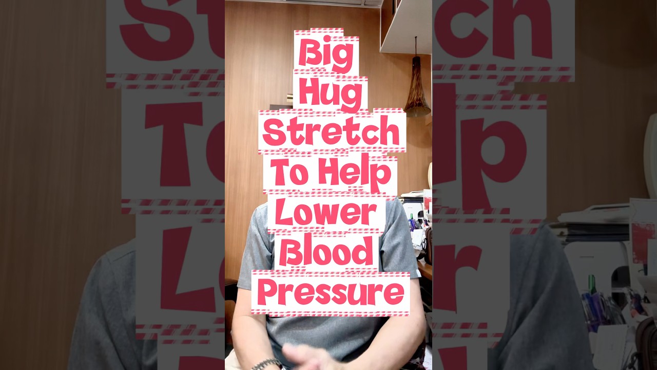 Simple Big Hug Maneuver To Help Lower Blood Pressure #docgerrytan #endocrinologist #hypertension
