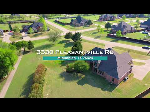 3330 Pleasantville Road, Midlothian, TX home video tour