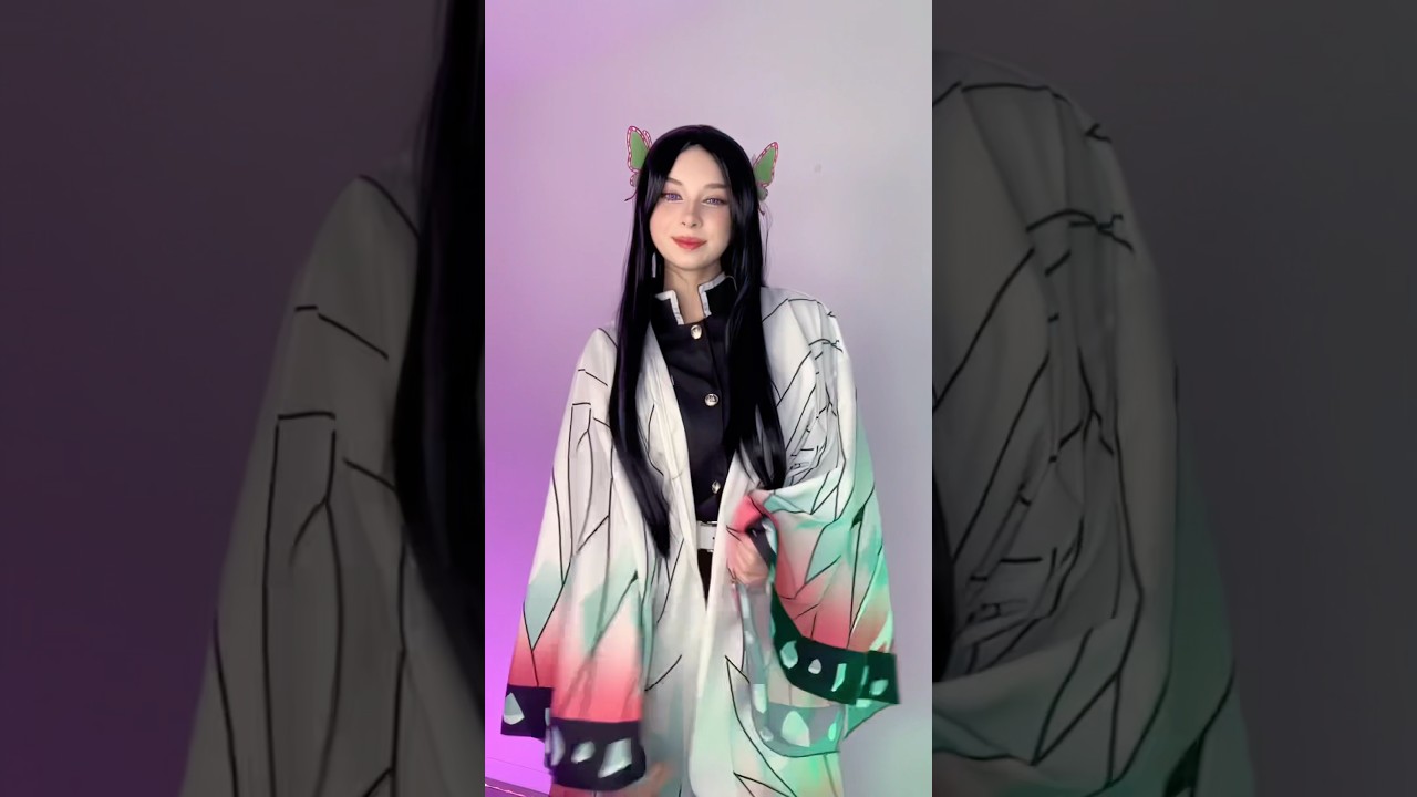 That cute dance again🦋#cosplay #kanaekocho #kimetsunoyaiba #demonslayer #anime #tiktok #shorts