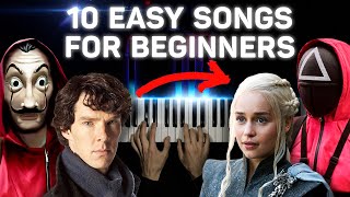 10 EASY PIANO SONGS FROM TV SERIES