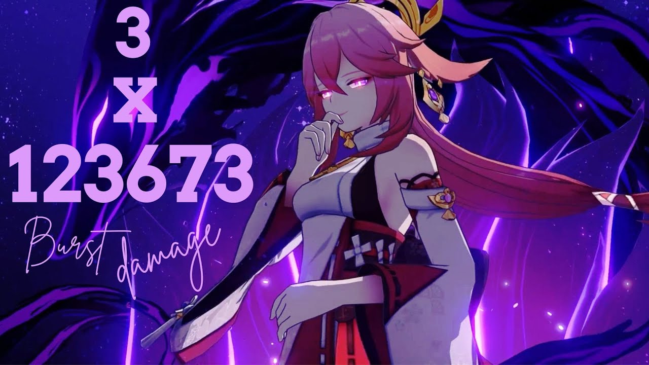 Yae Miko Drops a 120K Burst! ⚡ Insane Damage Showcase | Genshin Impact|