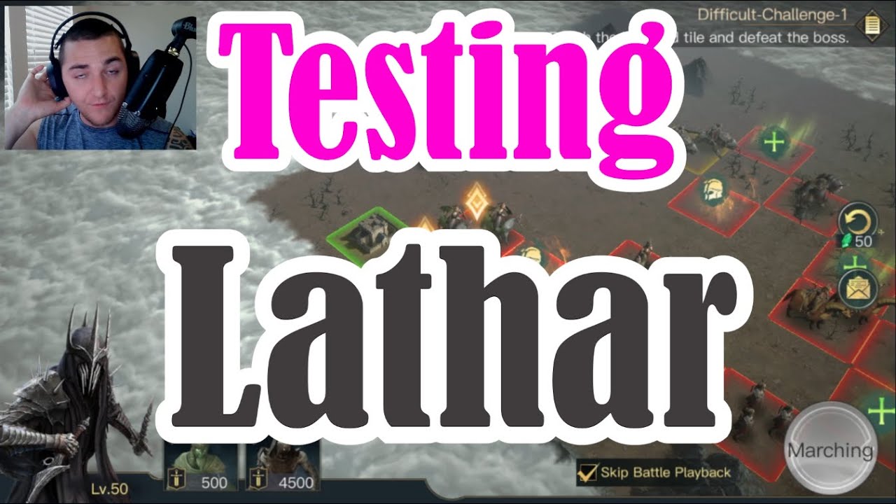 Lathar Testing LOTR Rise to War Bag End YouTube