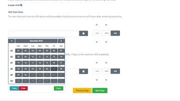 Enable Video-On-Demand Playback
