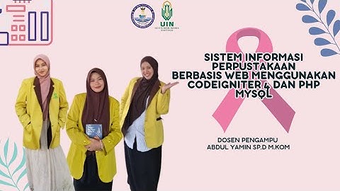 UAS PEMOGRAMAN Sistem Peminjaman Buku di Perpustakaan dengan menggunakan Codeigniter4 dan php MySQL