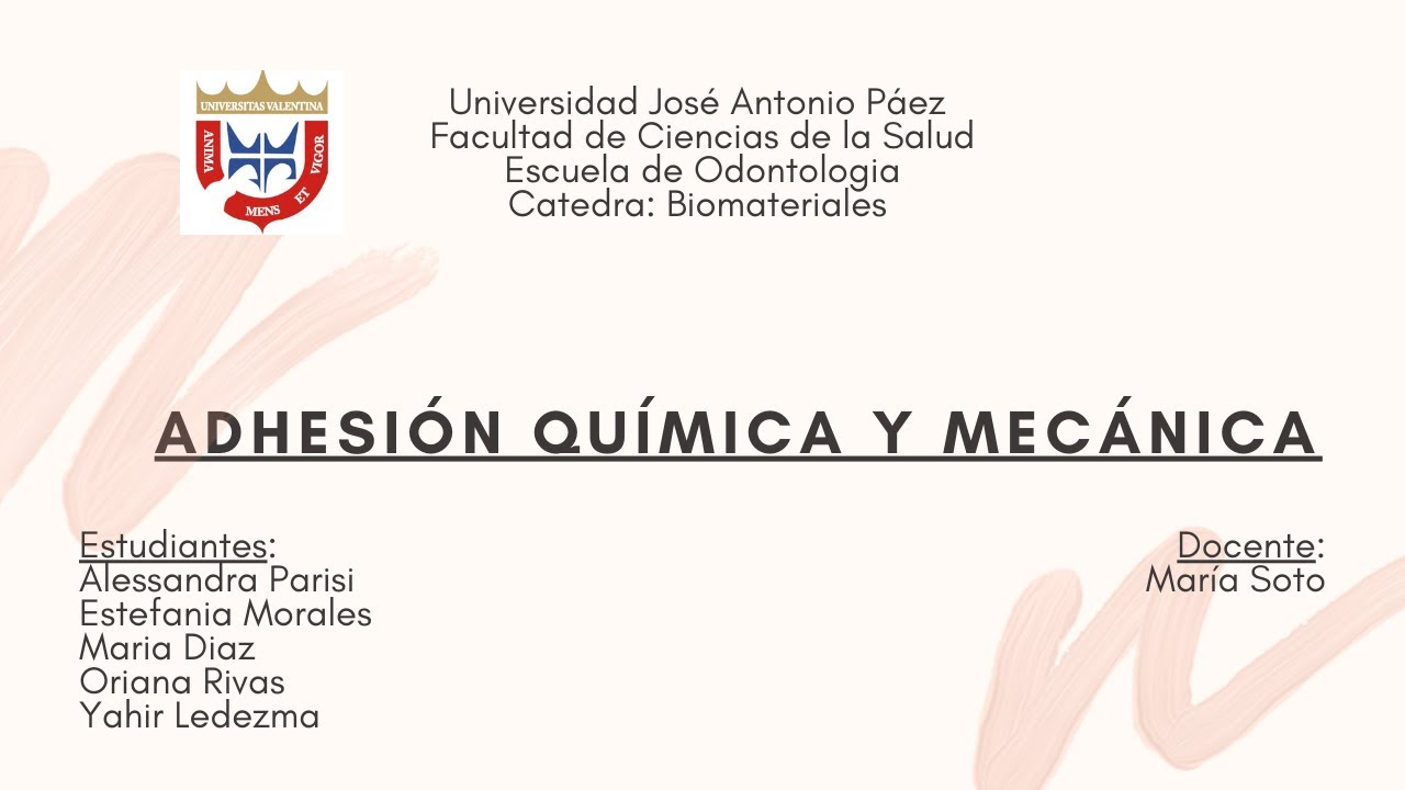 Adhesión Química y Mecánica YouTube