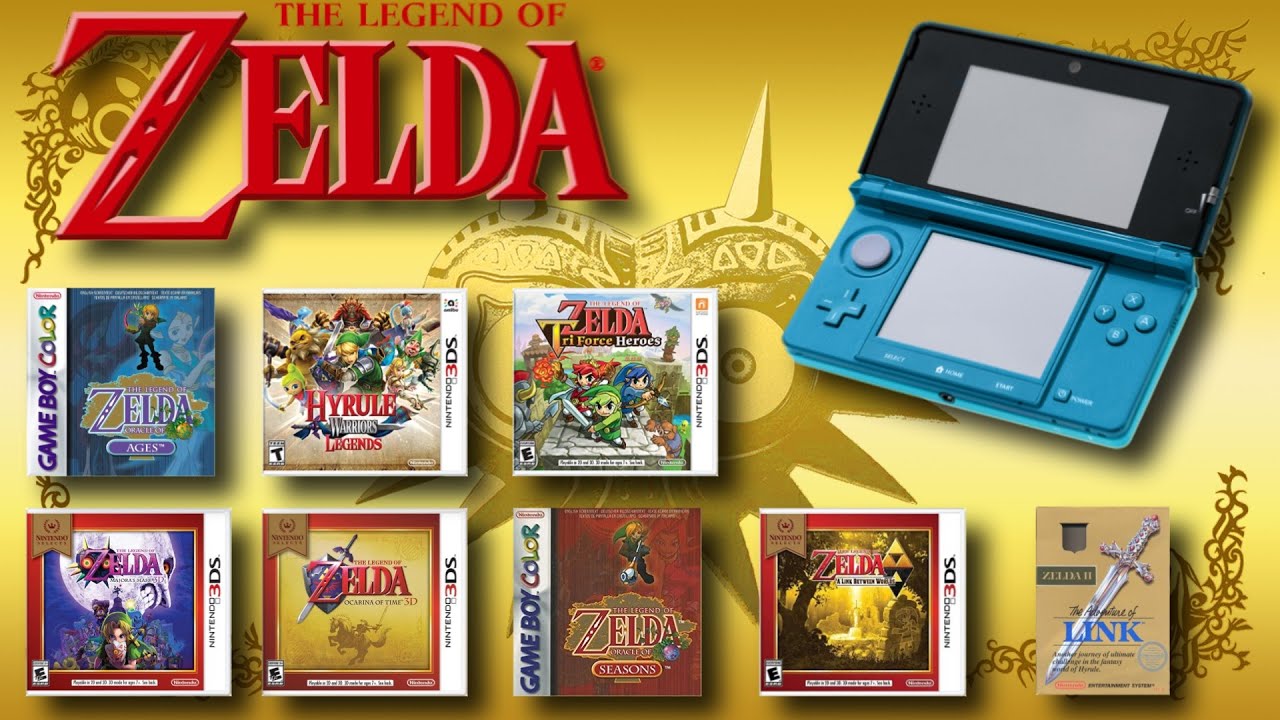 Todos los juegos de Zelda para 3DS - YouTube