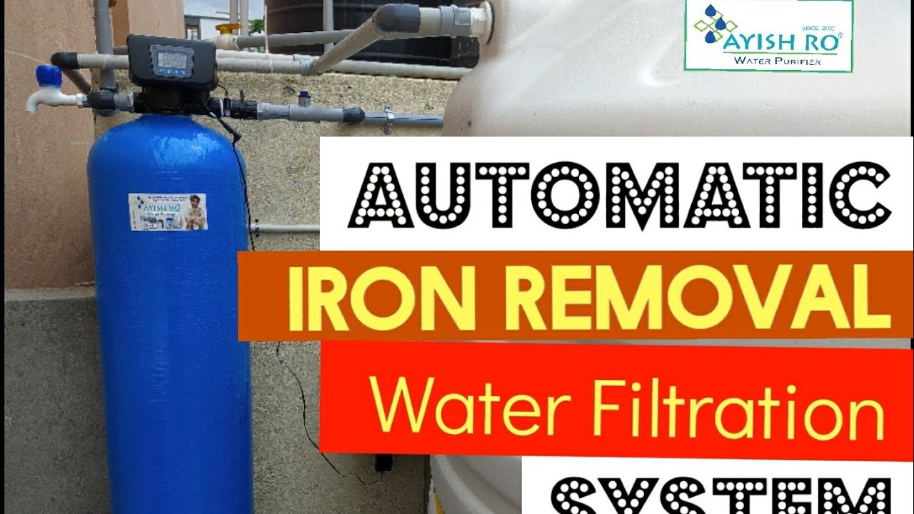 Automatic Iron Removal Filter for Home fully automatic backwash Rinse