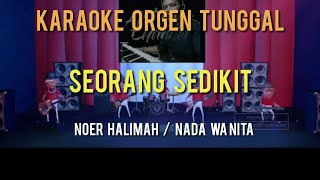 SEORANG SEDIKIT / NOER HALIMAH / NADA WANITA / KARAOKE ORGEN TUNGGAL