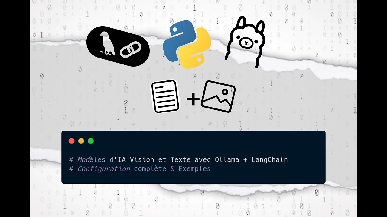 Modèles de Vision et de Texte IA avec Ollama + Langchain | Fr 