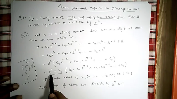 Binary number system | Binary problem.