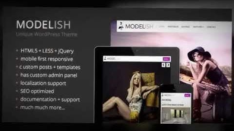 Modelish - Unique WordPress Theme + Download