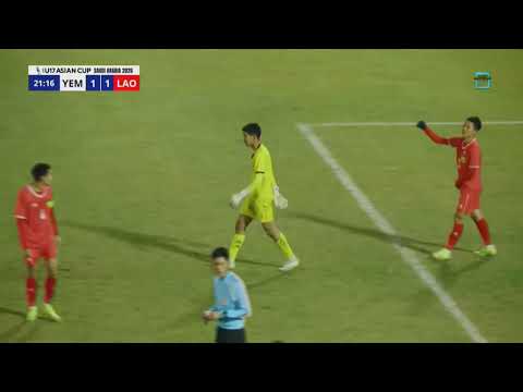 هدف فهد يعادل لمنتخب الناشئين اليمني أمام لاوس في التصفيات