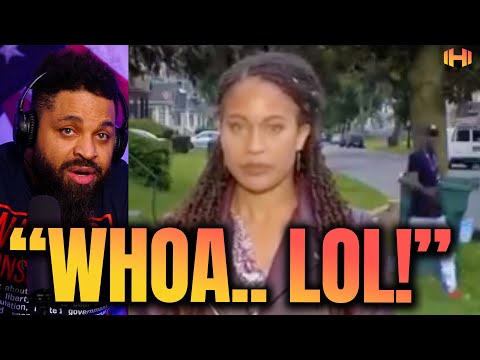 Attractive Reporter Harrassed By Dudes in the Hood While Filming On Location