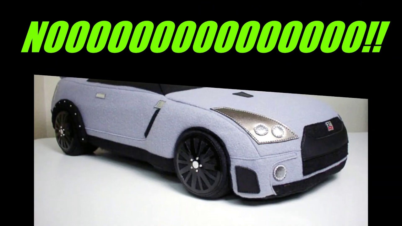 nissan turns nissan gt-r into marketable plushies - youtube
