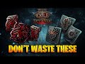 Stop Wasting Waystones and Tablets - POE2 Endgame Guide