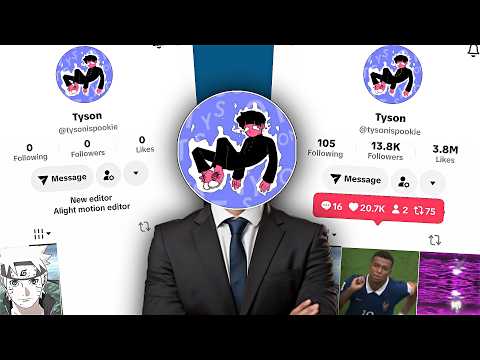 How I Went VIRAL on Tiktok By Only Posting Edits
