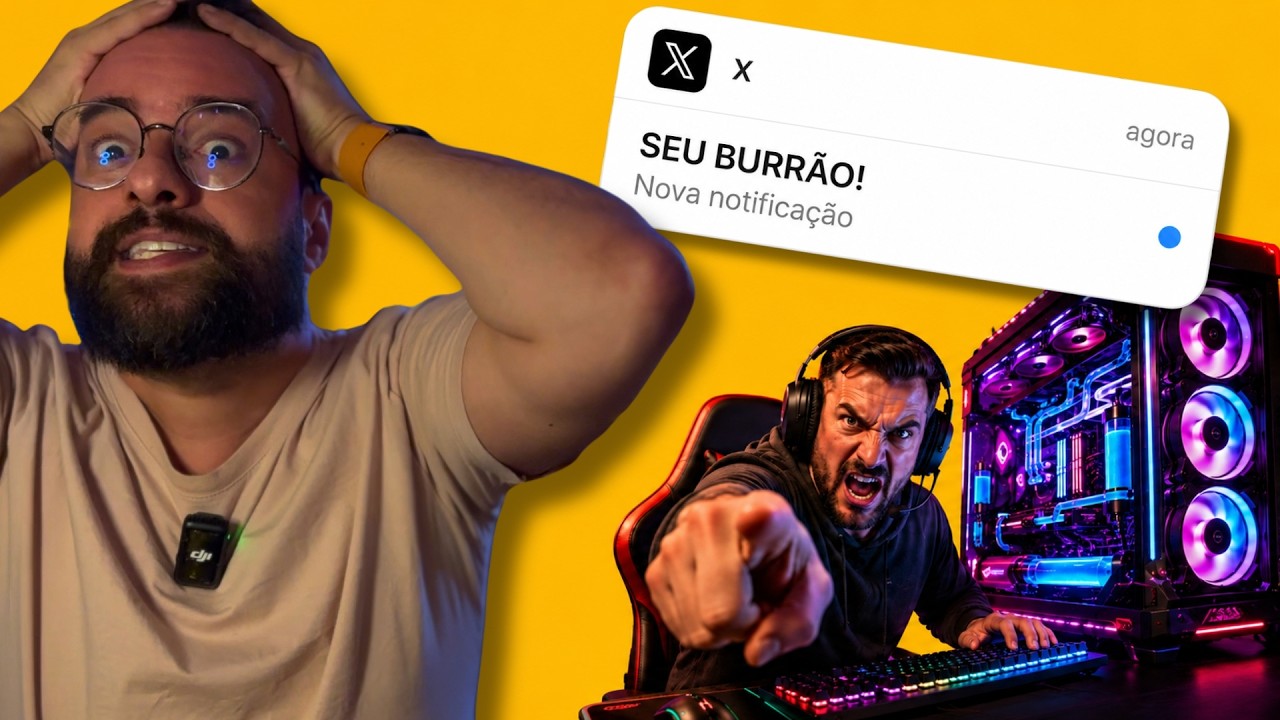DEIXEI OS PC GAMERS FURIOSOS (sem querer)