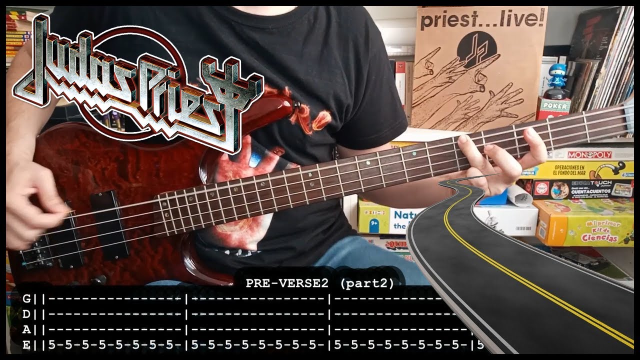 JUDAS PRIEST - Heading out to the highway (BASS TABS) [lyrics + PDF]