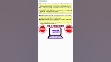 ( PDF) SCHEDULING CRITERIA #operatingsystem #vtu #computerscience #bca #pdf
