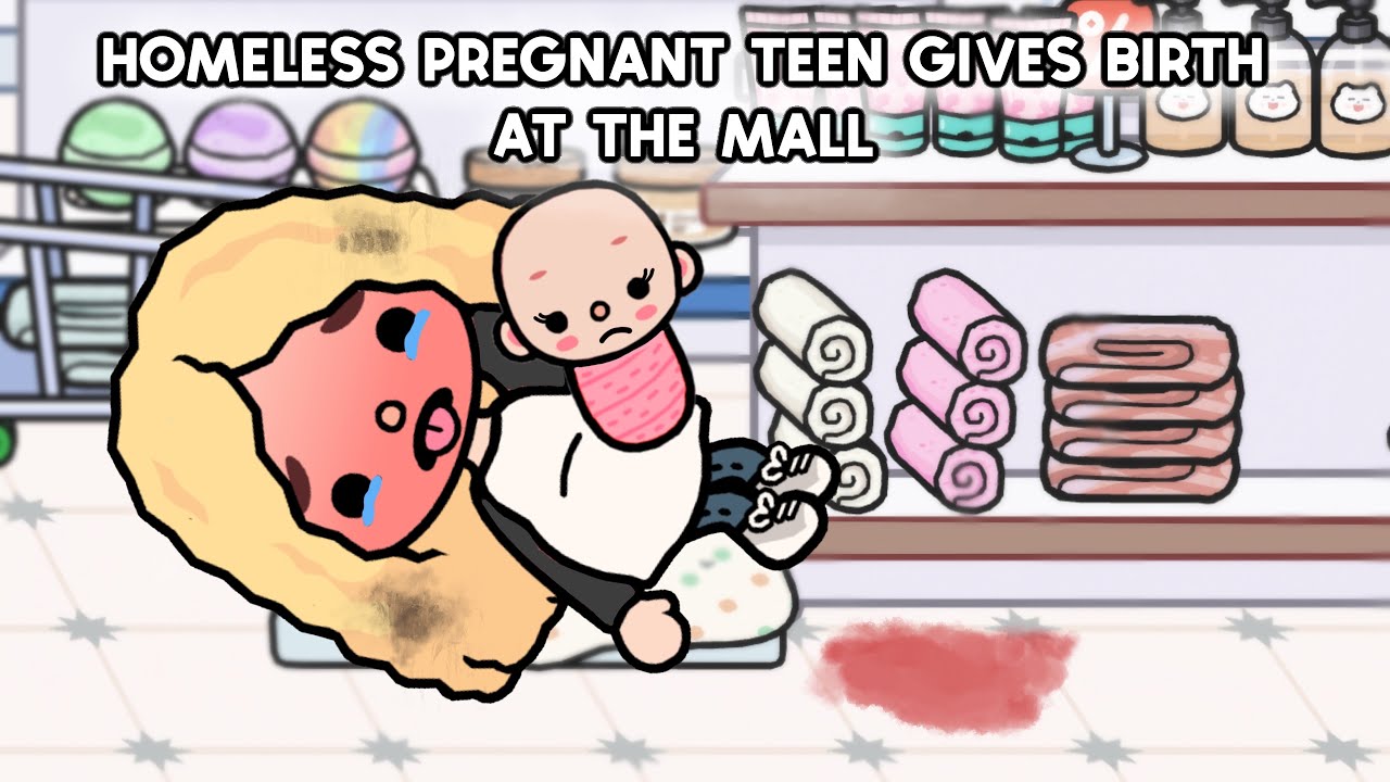 Homeless Pregnant Teen Gives Birth at the Mall?! 😱💔 | Toca Boca Life Story