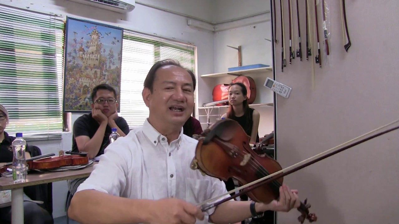 3, How Rosin & String Effect Sound,  Summer Workshop in Malaysia 2017