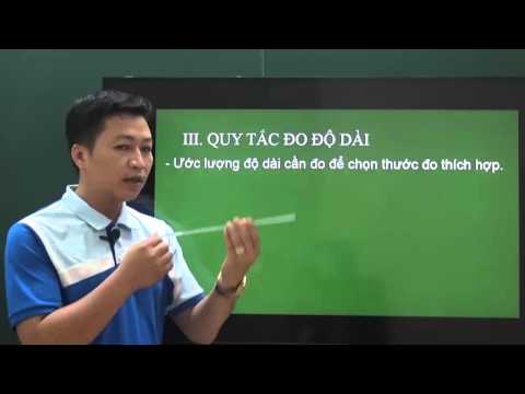 Video Vật lý 6 - Đo độ dài - Thầy Vũ Vân Tuân [Hocmai.vn] - youtube