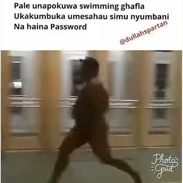 Jamaa atoka uchi kwa swmng pool kisa kasahau simu nymbani na haina paswrd