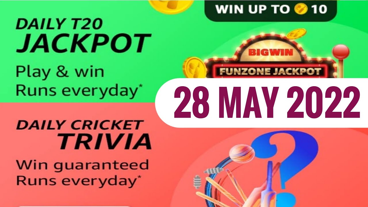 Amazon Funzone Runs Quiz Answers Today | Amazon Quiz Today | 28 May 2022