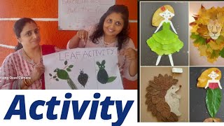 Leaf Activities for kids / Easy leaf craft ideas #activities