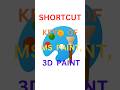 Shortcut keys of Ms Paint #shorts #Ms Paints