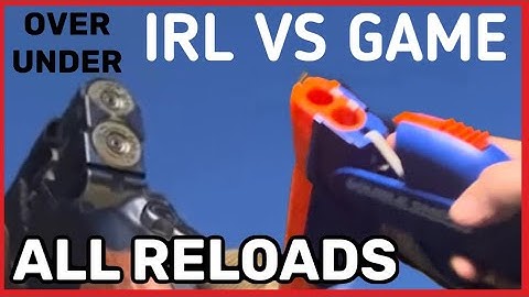 Game VS Real Life Double Barrel Shotgun All Reloads (Over Under)
