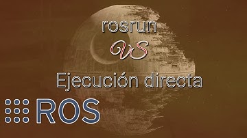 Robótica - ROS: ¿Es necesario ejecutar nuestro nodo con rosrun?