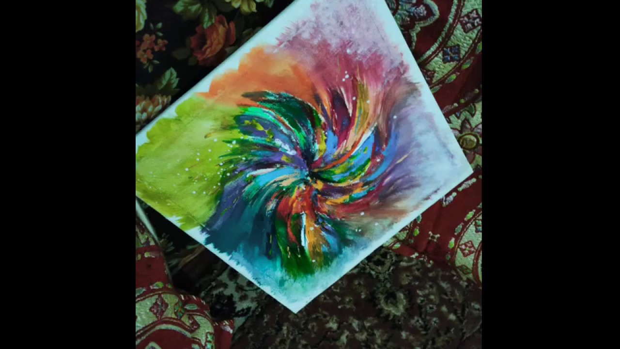 Calligraphy on colourful Background 