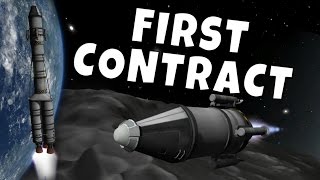 KSP - Career & Contracts - Moon Landing
