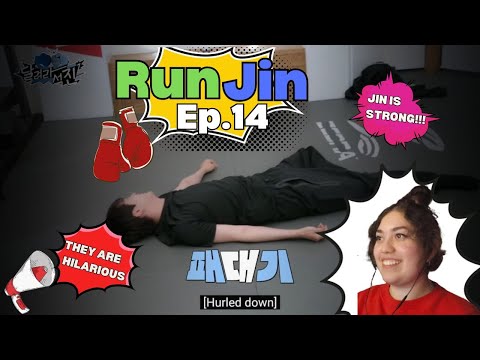 [Run Jin Ep.14] REACTION// JIN IS STRONG!!!!