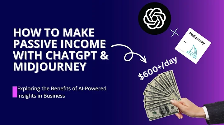 How to Make Passive Income with Chatgpt & Midjourney AI? 100% New Side Hustle