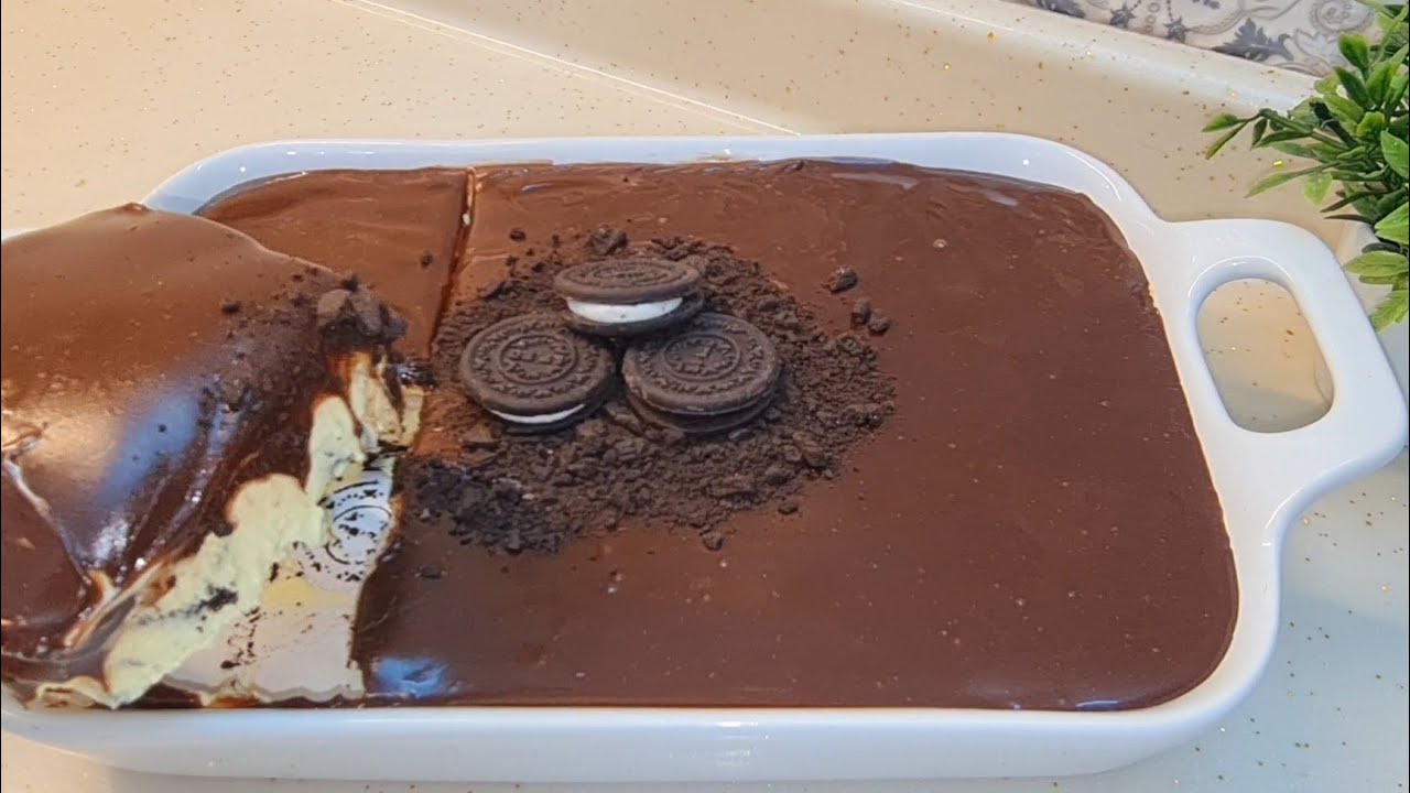 حلا بسكويت اوريو البارد