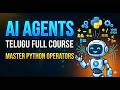 8. పైథాన్ ఆపరేటర్లు అంటే ఏమిటి? | Python Operators in Telugu | AI Agent Course