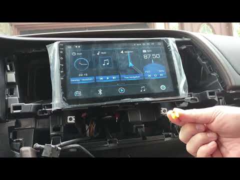 Toyota Highlander 2014-2019 SYGAV Aftermarket Wireless CarPlay 10.2" Stereo Install