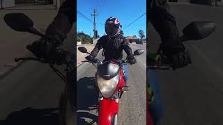 Estreiando a viseira nova #shorts #tijucassc #rolêdemoto #cb300r