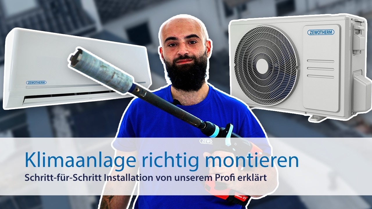 Klimaanlage richtig montieren: Schritt-für-Schritt Installation von unserem Profi erklärt