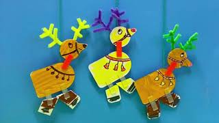 Reindeer STEAM activity and craft