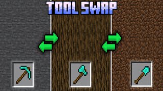 Automatic Tool Swap Mod For Minecraft Bedrock , PE