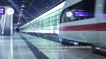 Learn how IoT can help improve safety, efficiency & experience in railways.