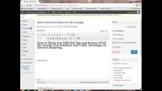 Wordpress tutorial working with & how to add and and manage categories in wordpress tutorials