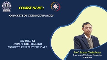 Lecture 37: Carnot Theorem and Absolute Temperature Scale